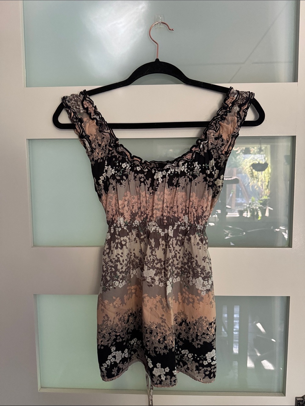 Elle Floral Multicolored Babydoll Top